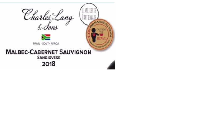 Charity Wein – Charles Lang & Sons Wein